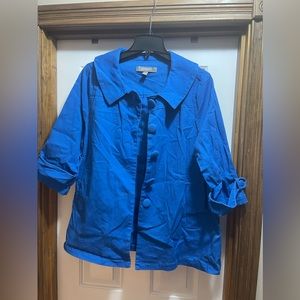 Croft & Barrow stretch blazer/jacket XL blue OBO